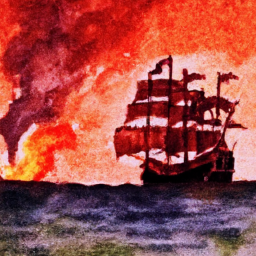 Arrr, a fiery beast in Northern Cal’fornia be stretchin' 350,000 acres! Blimey, that’s a bonfire fit for Davy Jones!