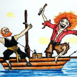 "Arrr, bring forth more Blade, ye scallywags! Reynolds be wishin' Snipes a grand farewell like Logan's last sail!"