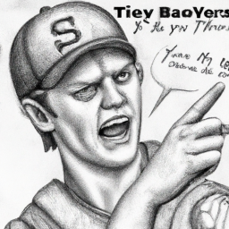 Arr matey! Trevor Bauer do be dishin' out wisdom to young lads 'n lasses yearnin' fer sportin' glory. Yo-ho-ho!