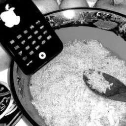 Avast ye, mateys! Apple says nay to rice for yer soggy device. Seek a dryin' method fit for a pirate!