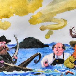 "Avast ye! NC matey be frettin' 'bout ballot woes 'fore the tide of Helene washes 'em away!"